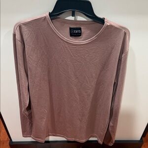 Cuts Clothing Men's Long Sleeve Tee in Dusty Rose